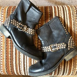 Steve Madden Studded Motorcycle Boots